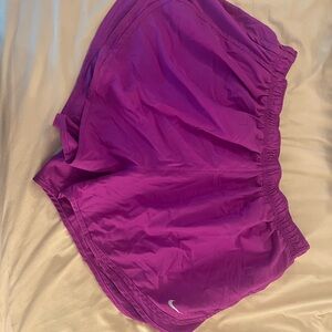 Nike Women's Vibrant Purple Athletic Shorts